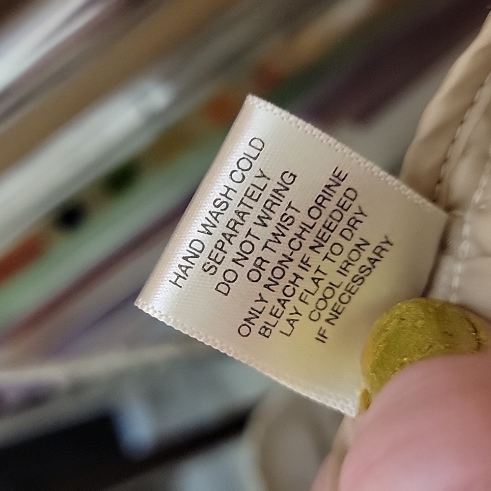 Christopher & Banks Neutral Beige Quilted Vest - Picture 5 of 5